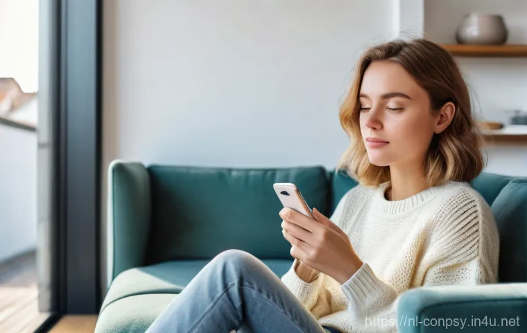 소셜 미디어와 감정적 소비 - Image Prompt 1: The Scroll of Aspiration and FOMO**