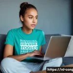 Home 12 소비자의 감정적 지출 지표 - **Prompt:** A young woman sitting on her couch at home, wearing comfortable loungewear (sweatpants a...