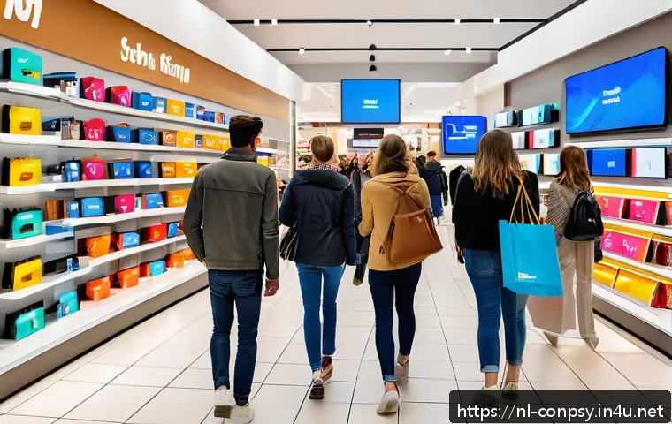 감정 기반의 할인 효과 - A vibrant Dutch shopping scene inside a modern retail store during a limited-time flash sale event. ...