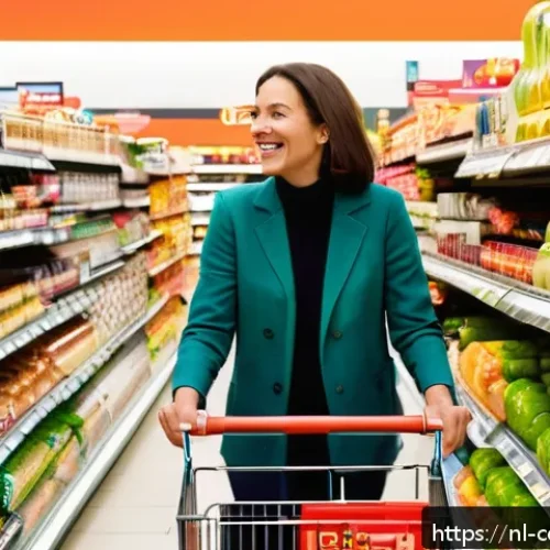 Home 30 소비자 심리학과 감정 경제학의 차이 - A vibrant Dutch supermarket aisle scene showing diverse shoppers making impulsive purchases influenc...
